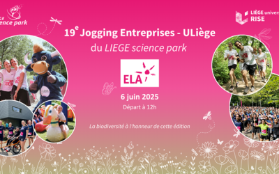 10 ème participation d’Eriges au jogging ELA du Liège Science Park, à Seraing