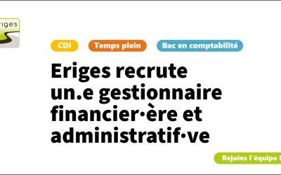 Eriges recrute !